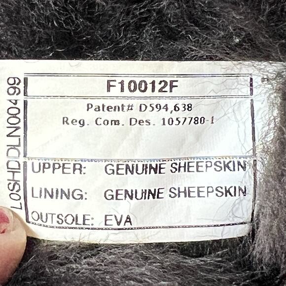 UGG Australia Brown Suede Tall Winter Boots Sheepskin Lining Women Sz 10 Pull On - Picture 11 of 11